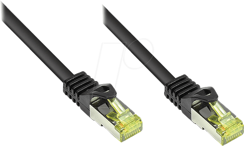 GC 8070R-150S - Patchkabel - Cat.7 Rohkabel, schwarz, 15m