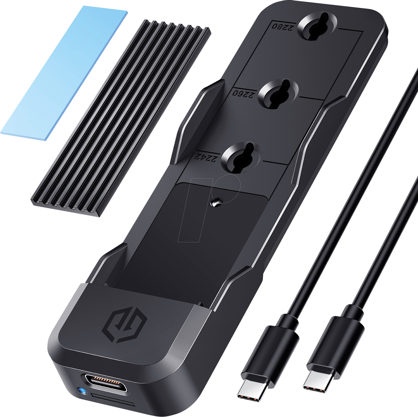 4260746551310 - GRAUGEAR Docking Station für M2 SSD NVMe NGFF Werkzeugfrei