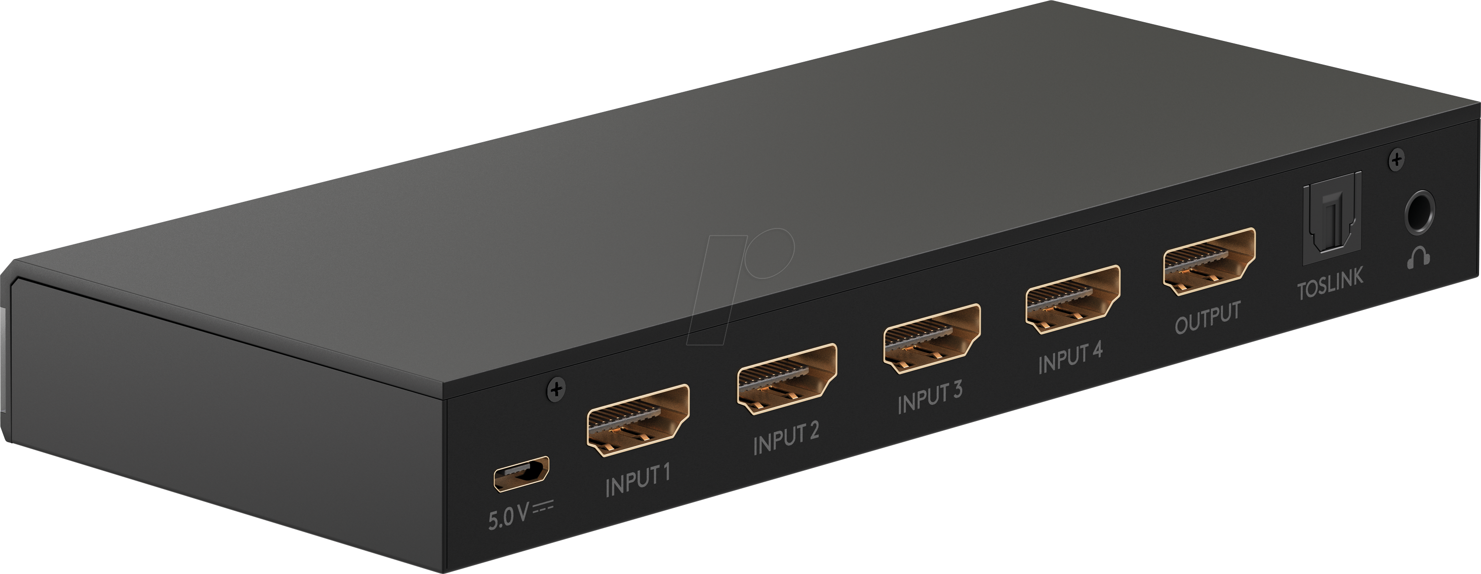 4040849584909 - HDMI-Umschaltbox 4 auf 1 (4K @ 60Hz) mit Audio-Ausgang HDMI Switch