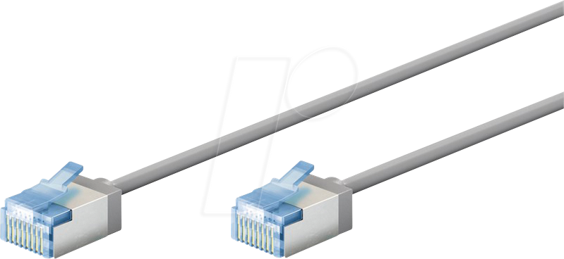 4040849743139 - CAT6a Patchkabel 74313 15m grau u ftp slim Ultraflex - Goobay