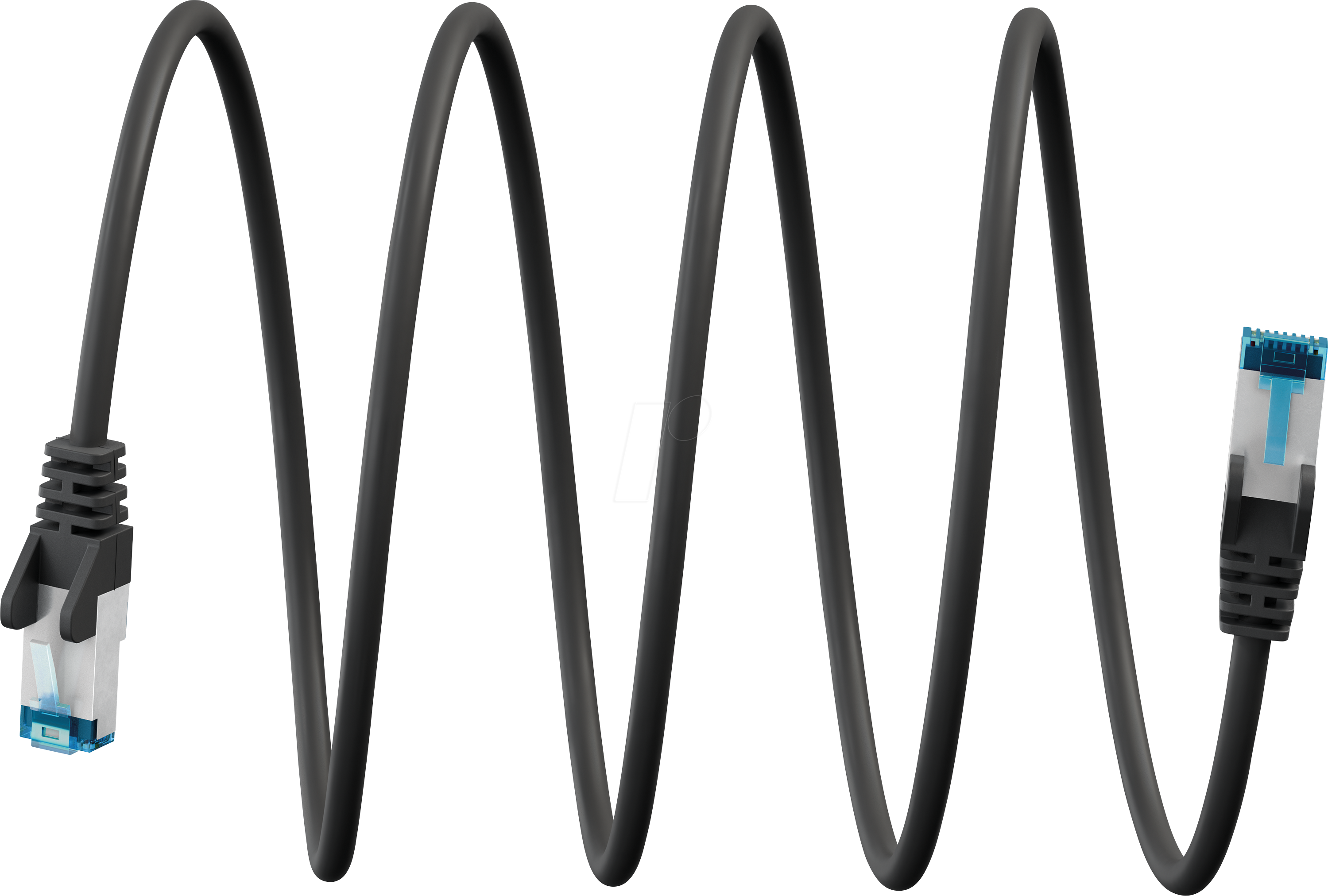 GOOBAY 79419 - Patchkabel ultraflexibel, Cat.6a, S/FTP, schwarz, 30 m