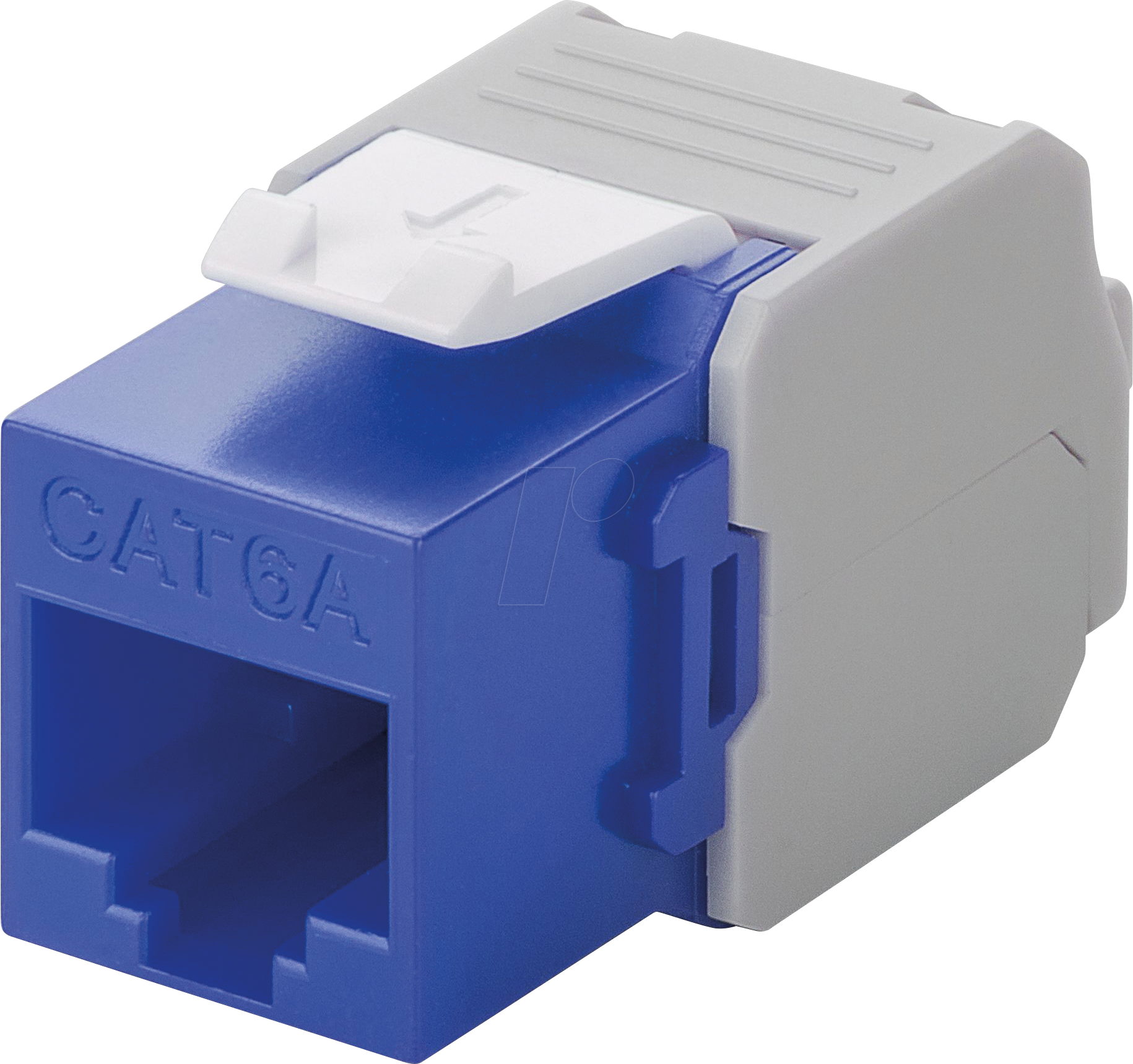 4040849906886 - GOOBAY 90688 - Keystone Modul Cat6a UTP RJ45 Buchse   LSA blau
