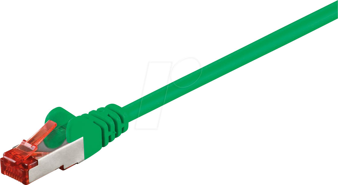 GOOBAY 95494 - Cat.6 S/FTP PiMF Patchkabel, CCA, grün, 2 m