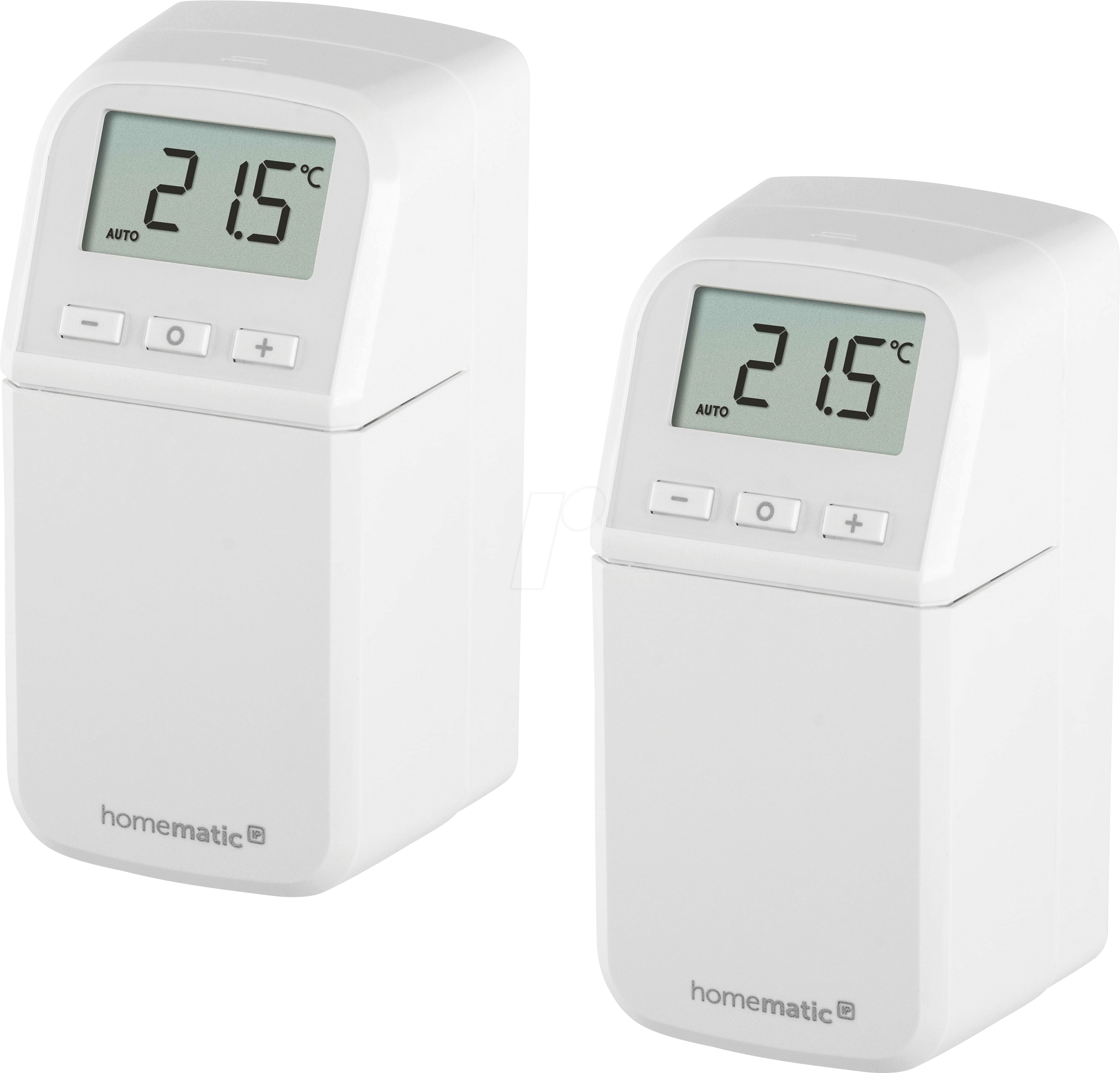 Image of HMIP ETRV-CL-2 - Heizkörperthermostat - kompakt plus, 2 Stück