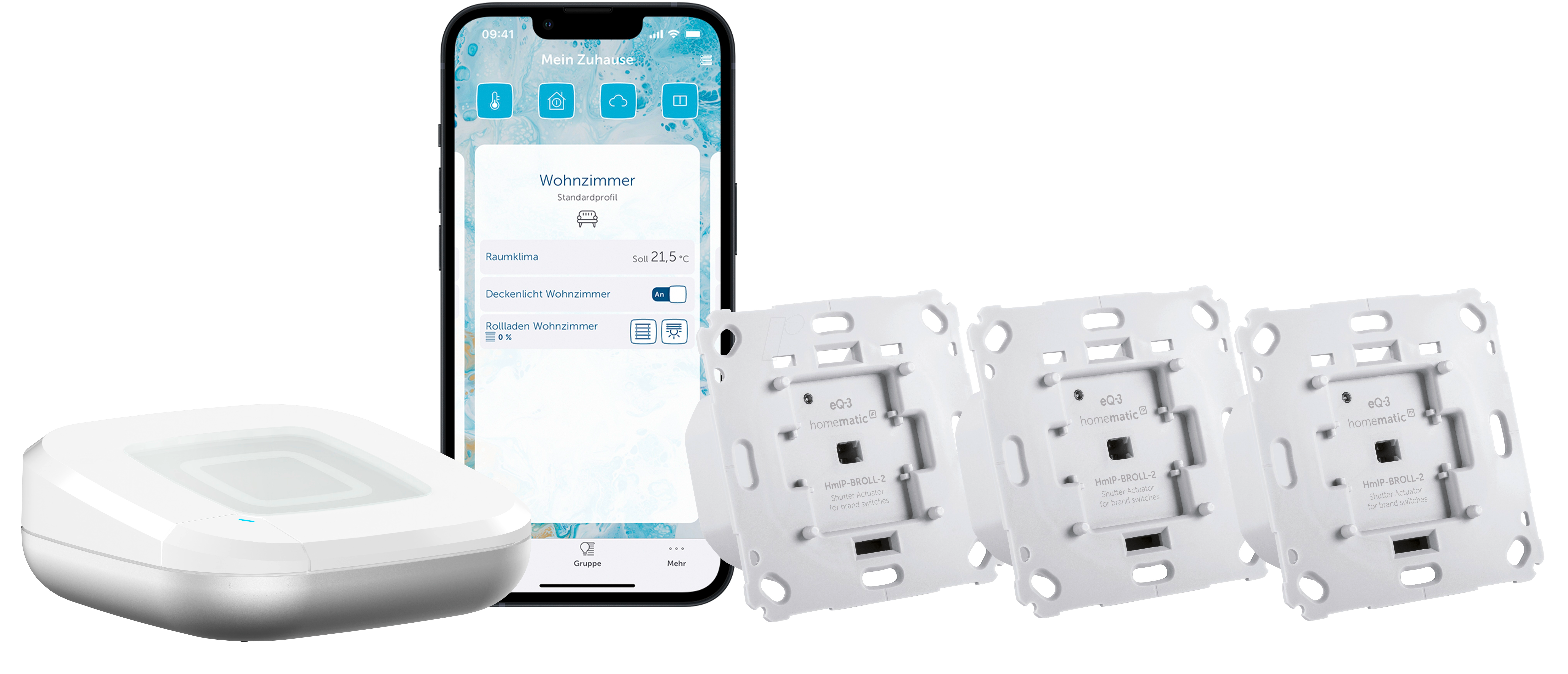 HMIP HAP2-BROLL3 - Starter Bundle Rollladenaktor für 3 Rollladen