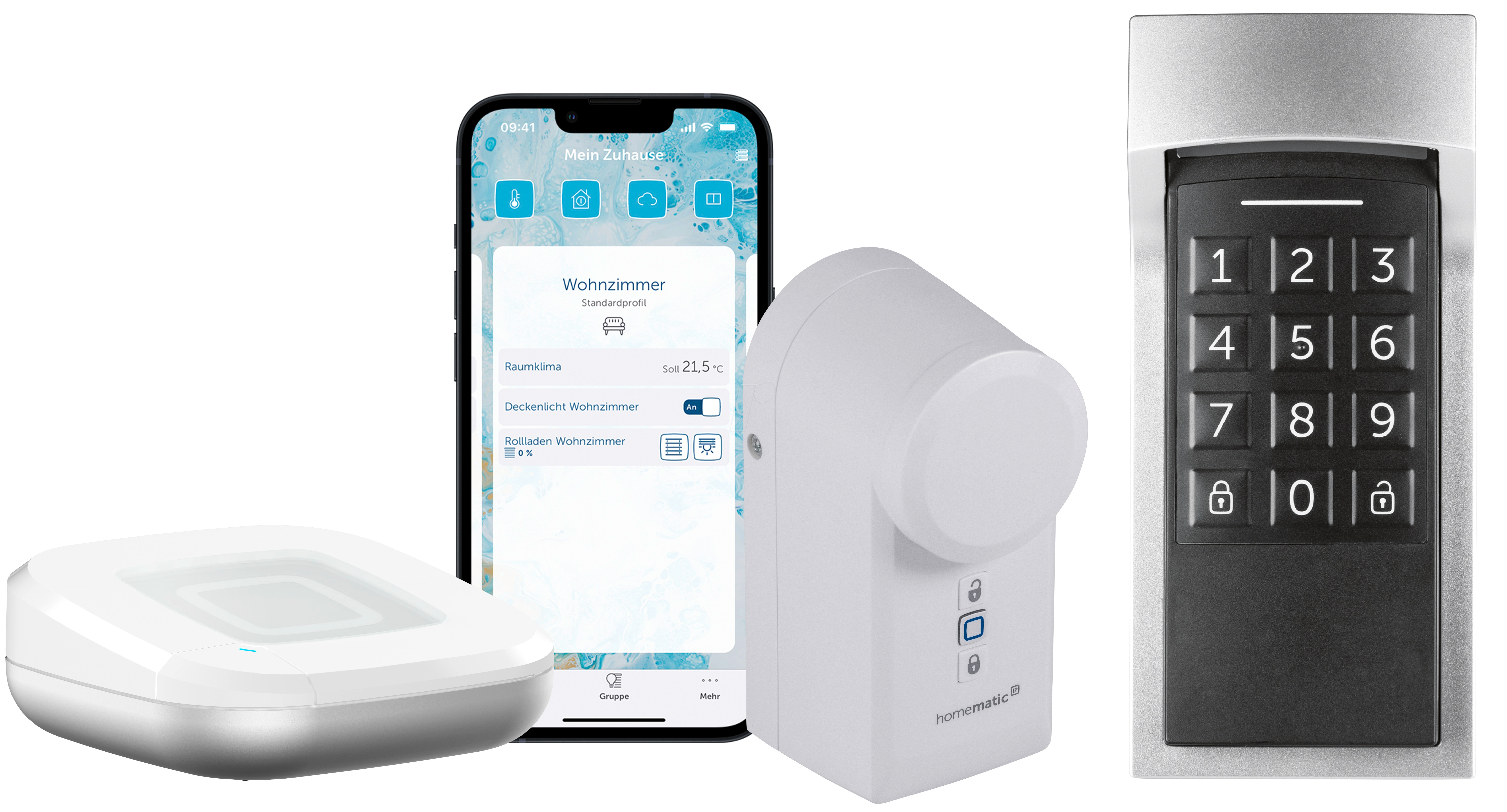 HMIP HAP2-DL-KP - Starter Bundle Zutritt, Türschloßantrieb + Keypad
