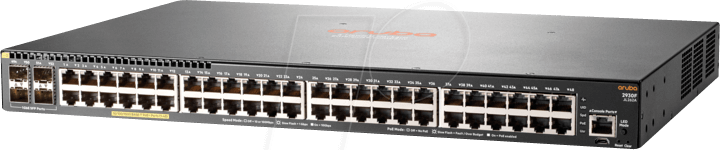 HP 2930F-48G-PPS - Switch, 52-Port, Gigabit Ethernet, PoE+, 4x SFP