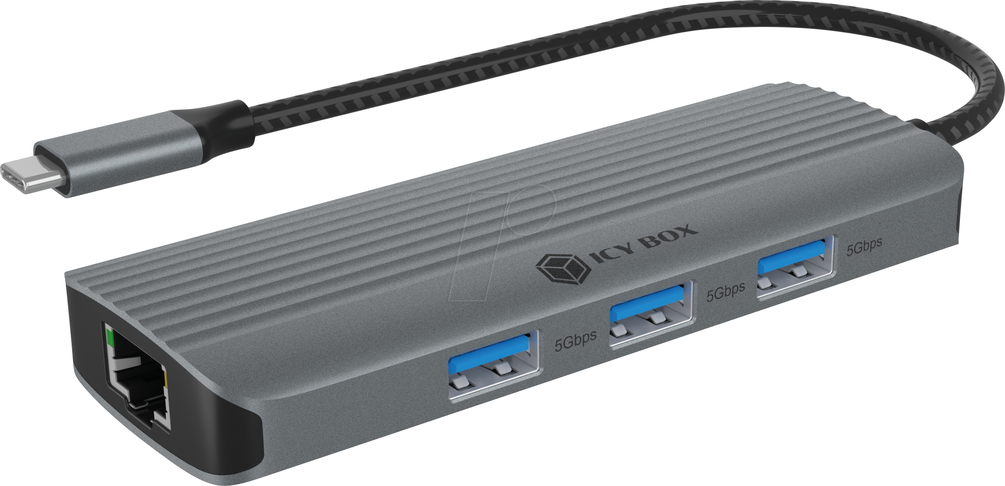 4250078174776 - ICY IB-DK4034AC - Dockingstation Port Replicator USB Type-C Laptop