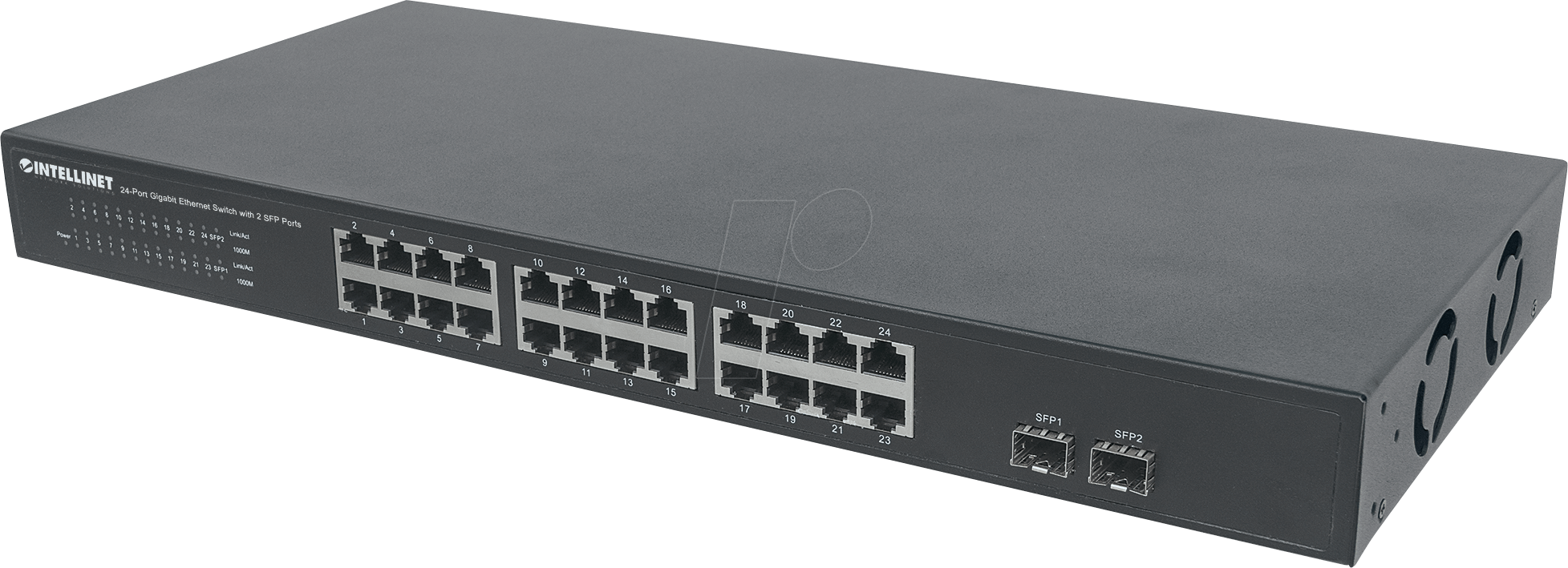 INT 561044: 24-Port Gigabit Ethernet Switch at reichelt elektronik