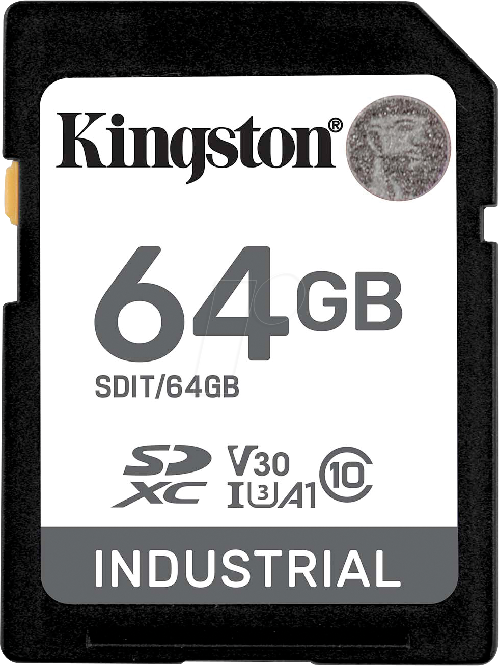 0740617335453 - Industrial - Flash-Speicherkarte - 64 GB - A1   Video Class V30   UHS-I U3   Class10 - microSDXC UHS-I