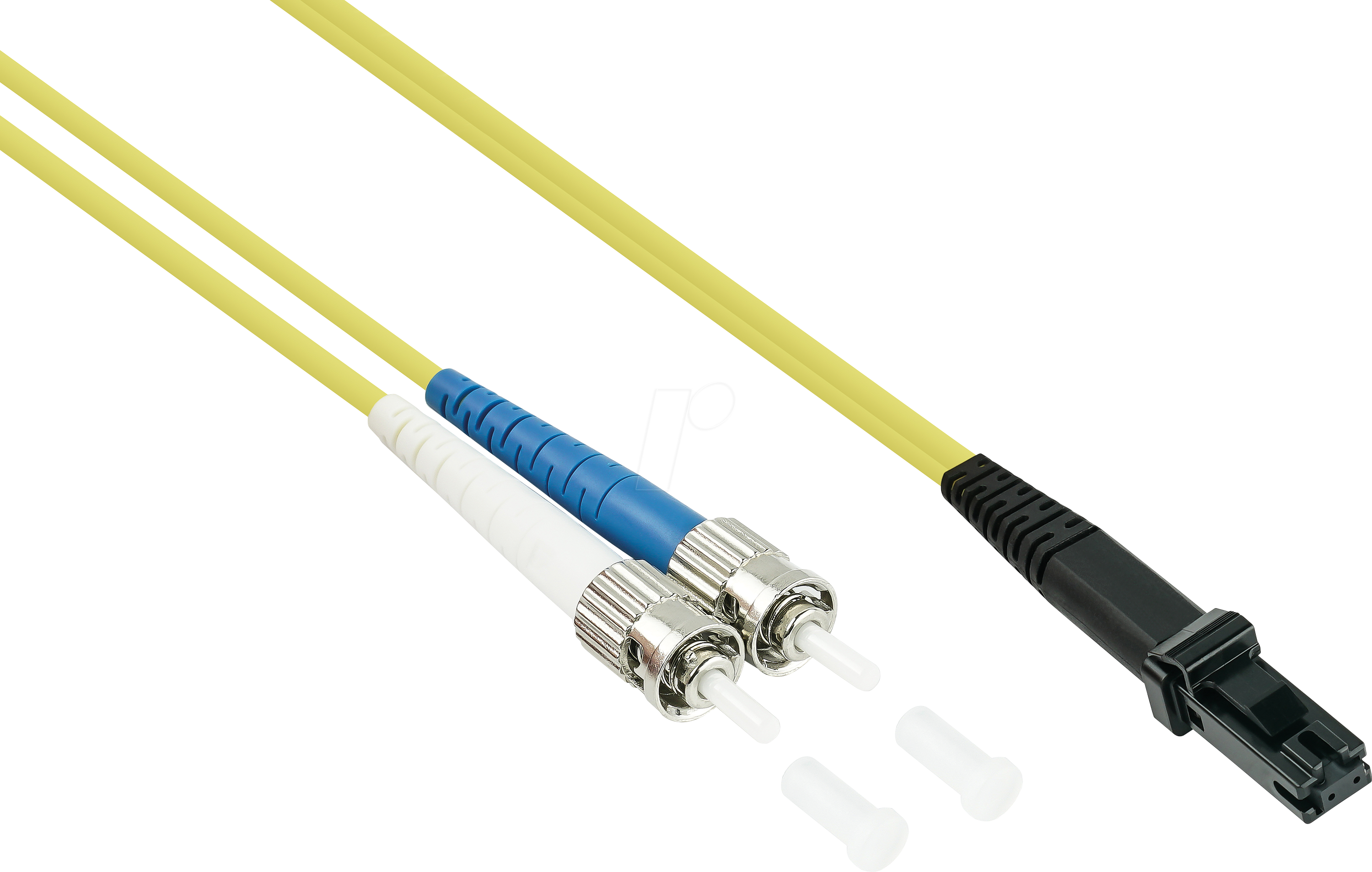 KM SO-LW06-005 - LWL Patchkabel, OS2, MTRJ - ST, 0,5 m, gelb