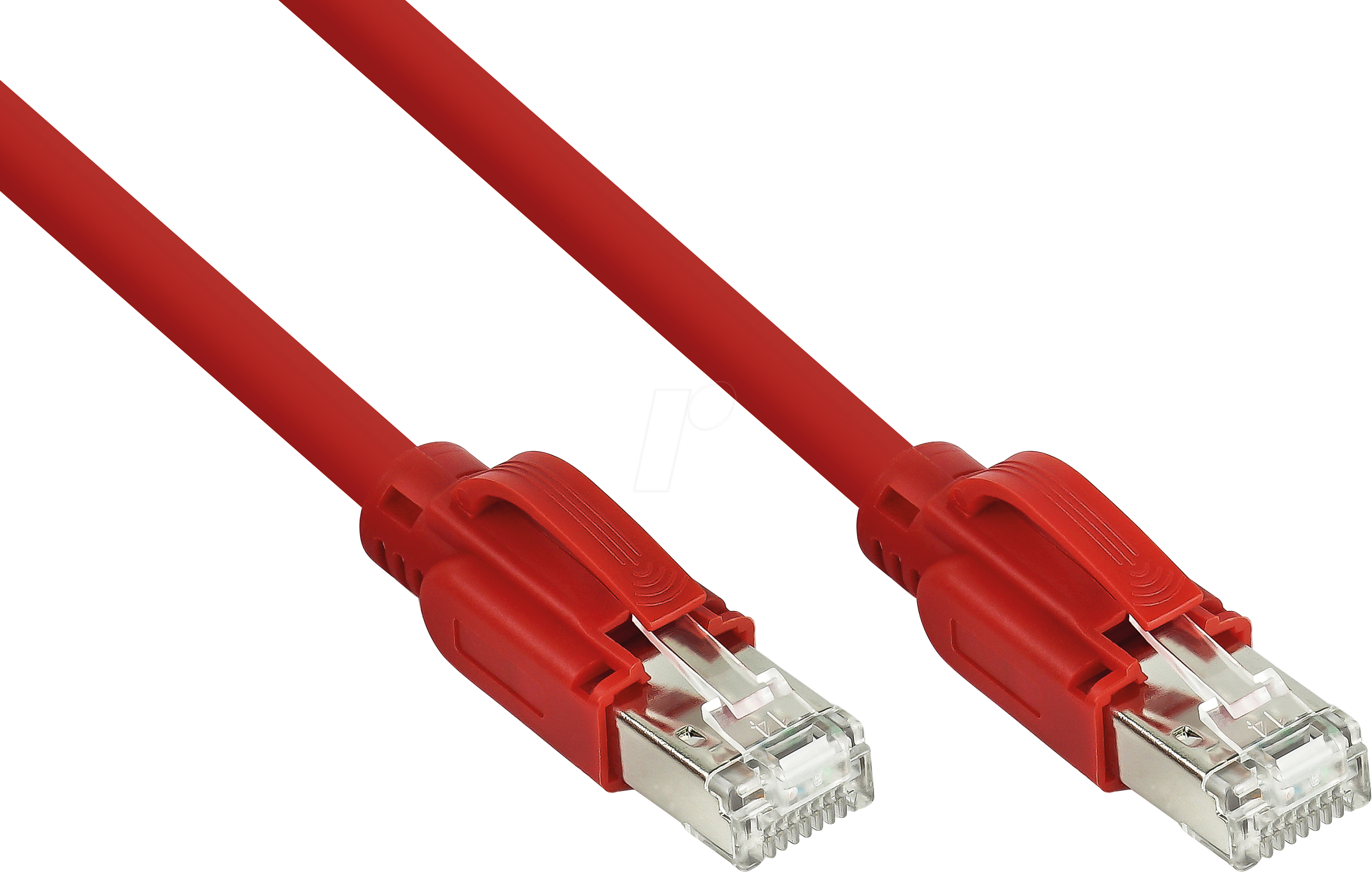 KM SO-PK300R - Patchkabel, Cat.7 Rohkabel, S/FTP, 30 m, rot
