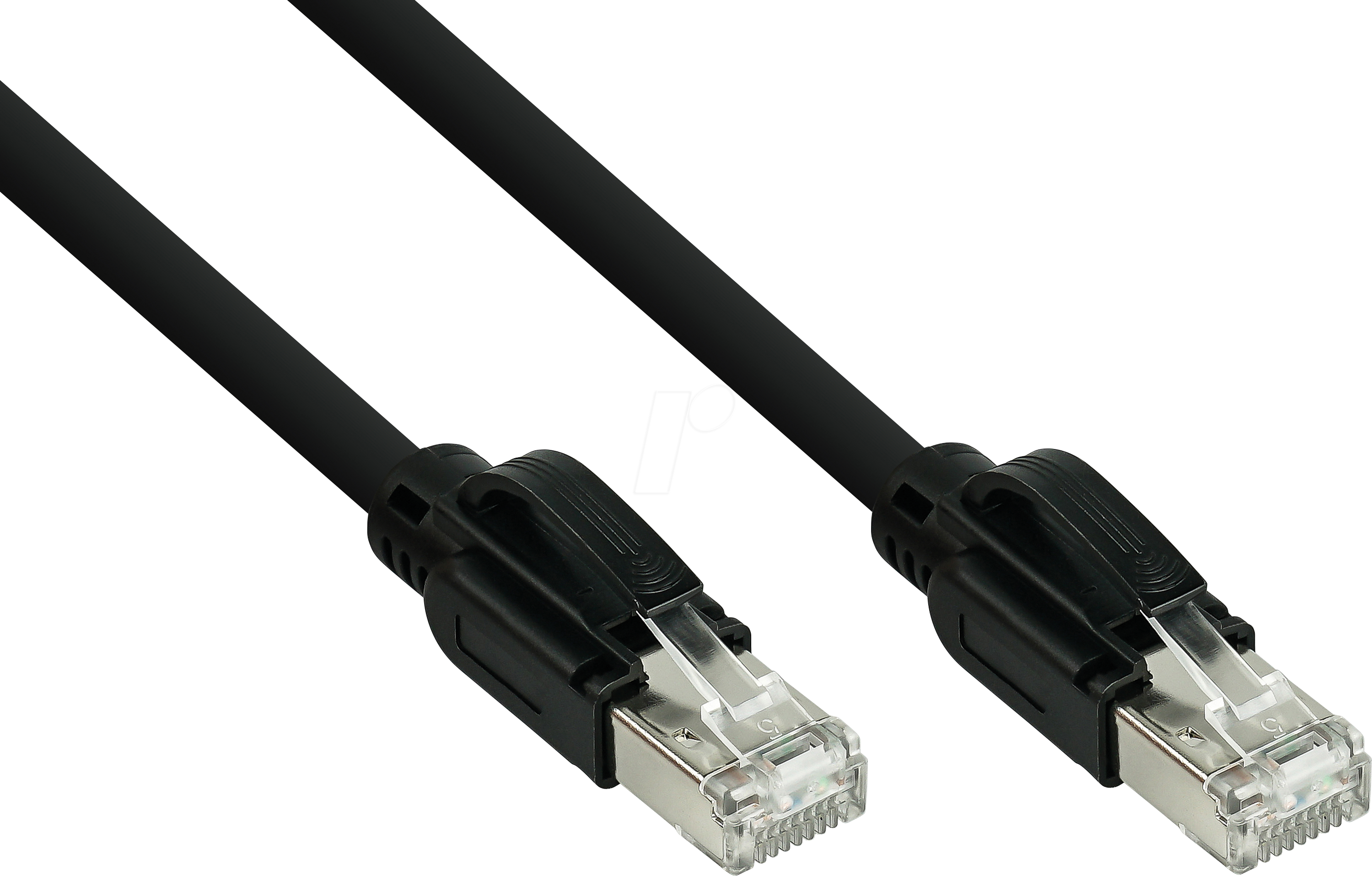KM SO-PK300S - Patchkabel, Cat.7 Rohkabel, S/FTP, 30 m, schwarz