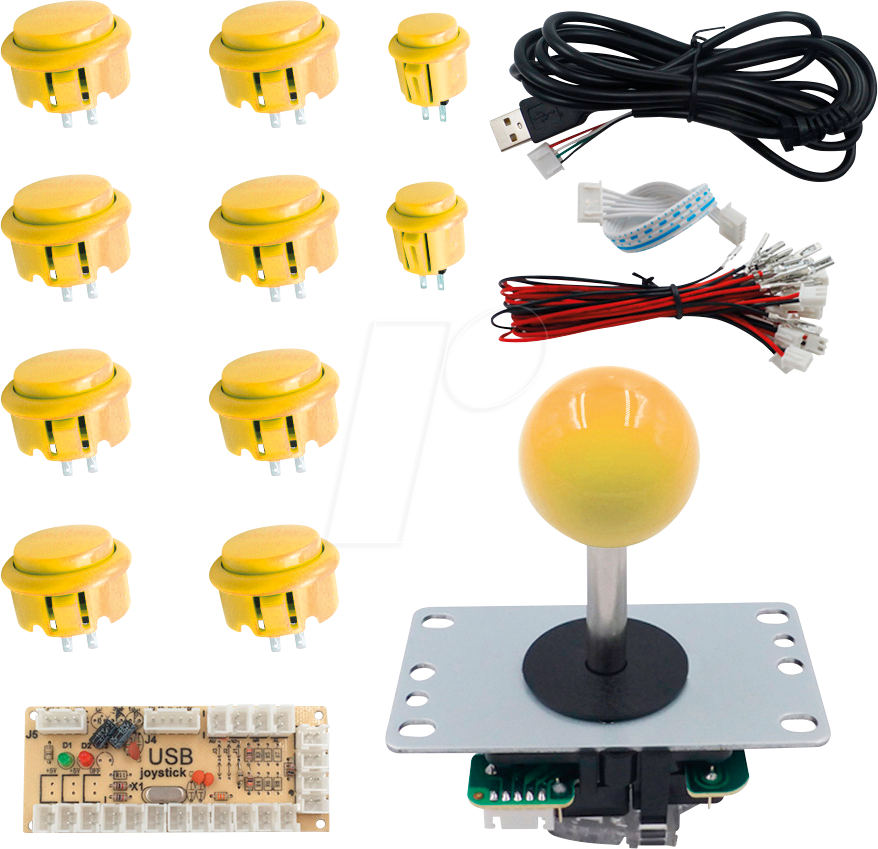 3272496308411 - KUB ARC-GE - DIY Arcade Set Gelb