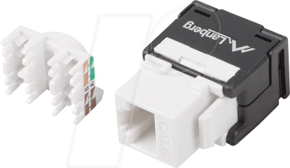 5901969415919 - LBG KSU62000 - Keystone Modul RJ45 Cat6 UTP 180° Buchse schwarz