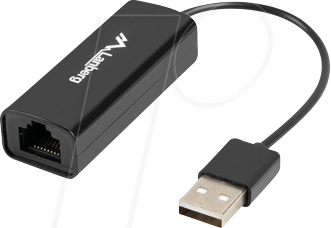 Image of Lanberg NC-0100-01 USB RJ45 Ethernet Adapter