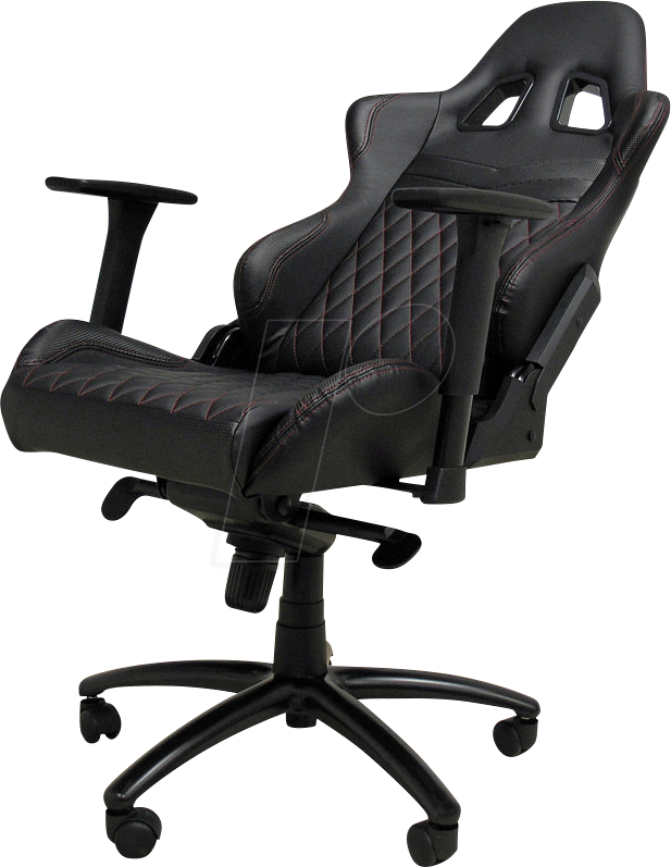 LCGC3 LCPower Gaming Chair GC3 black at reichelt elektronik