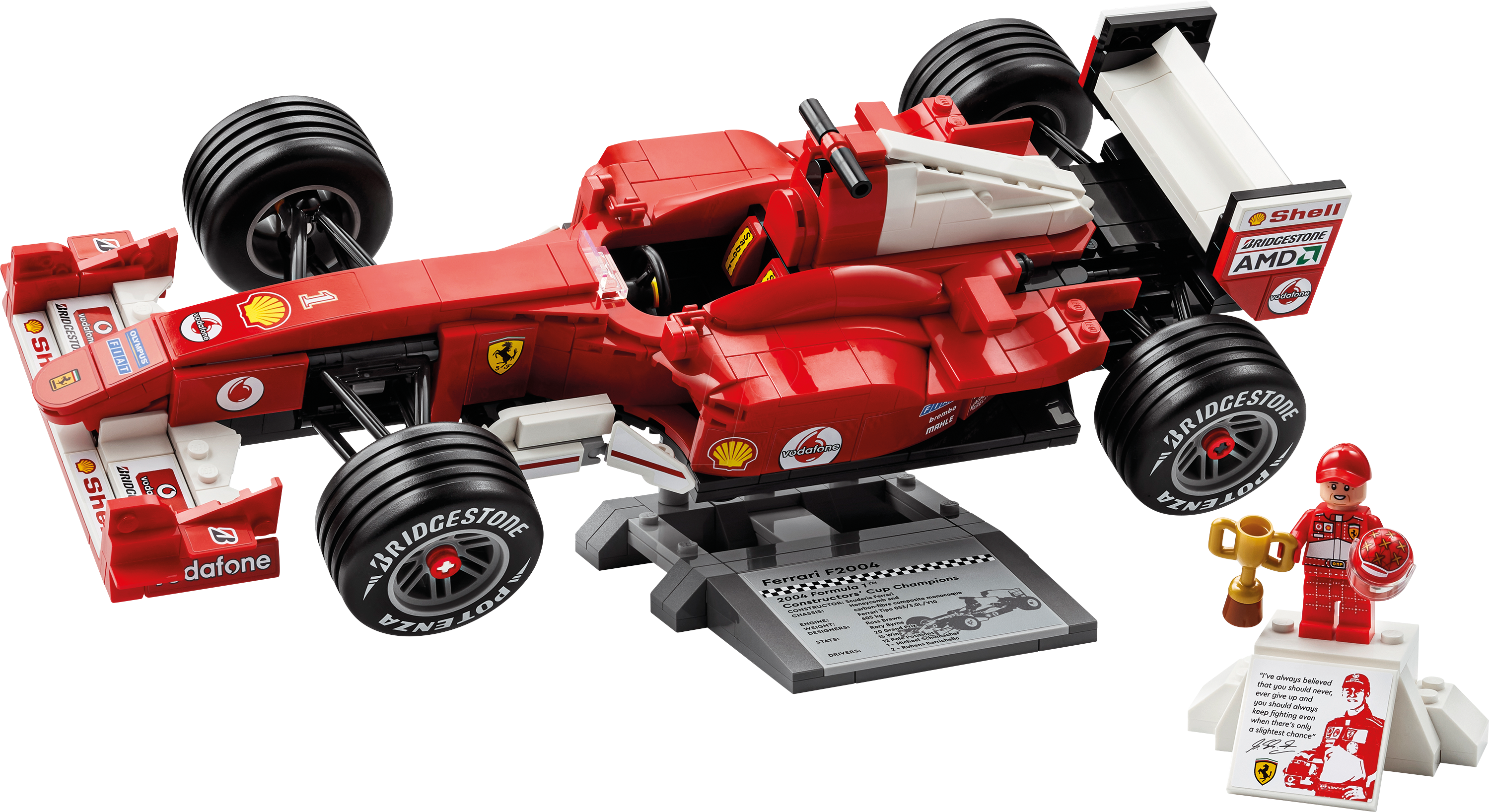 Image of LEGO 11375 - LEGO® Icons Ferrari F2004 und Michael Schumacher