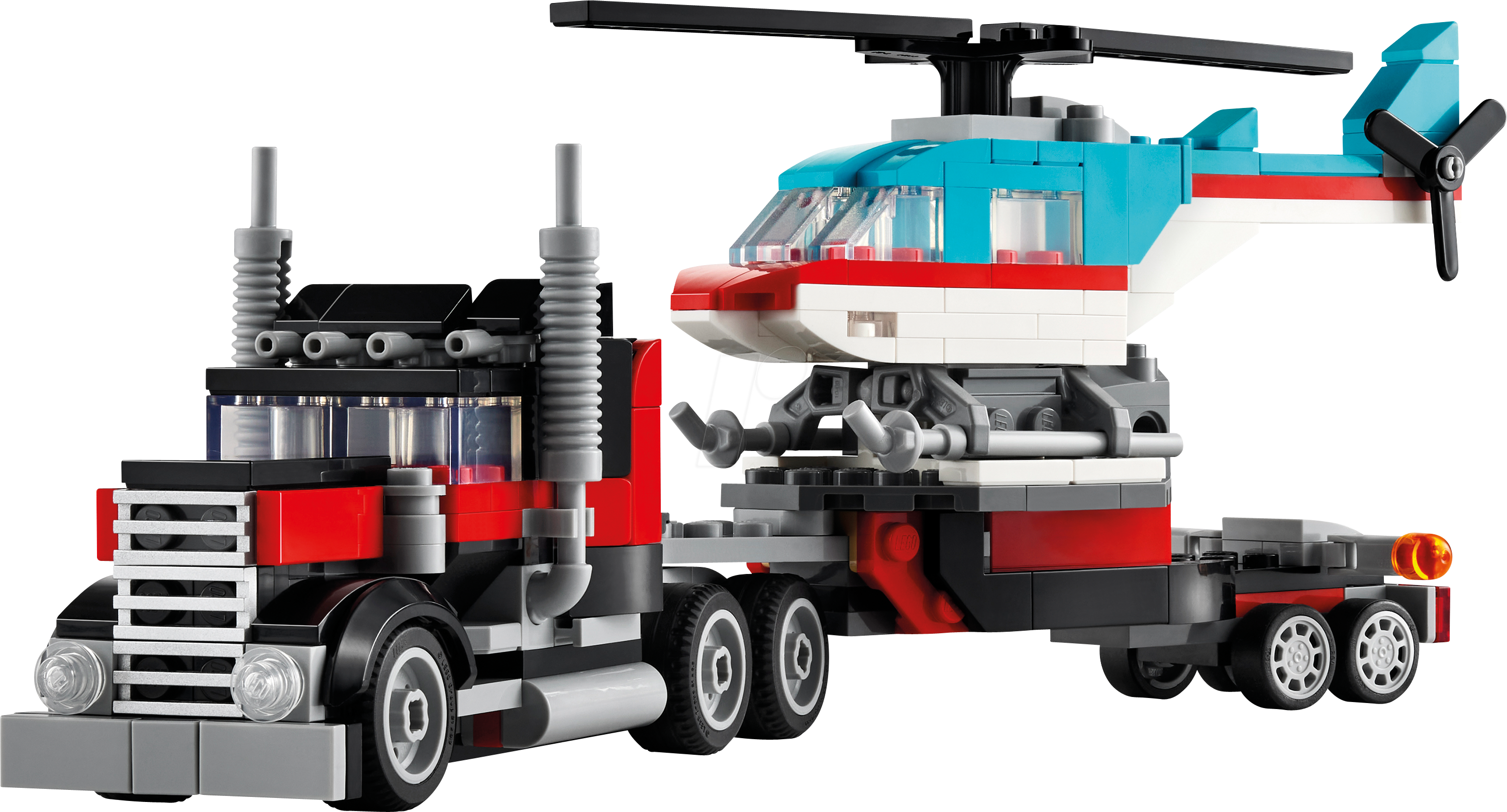 LEGO 31146 - LEGO® Creator - Tieflader mit Hubschrauber