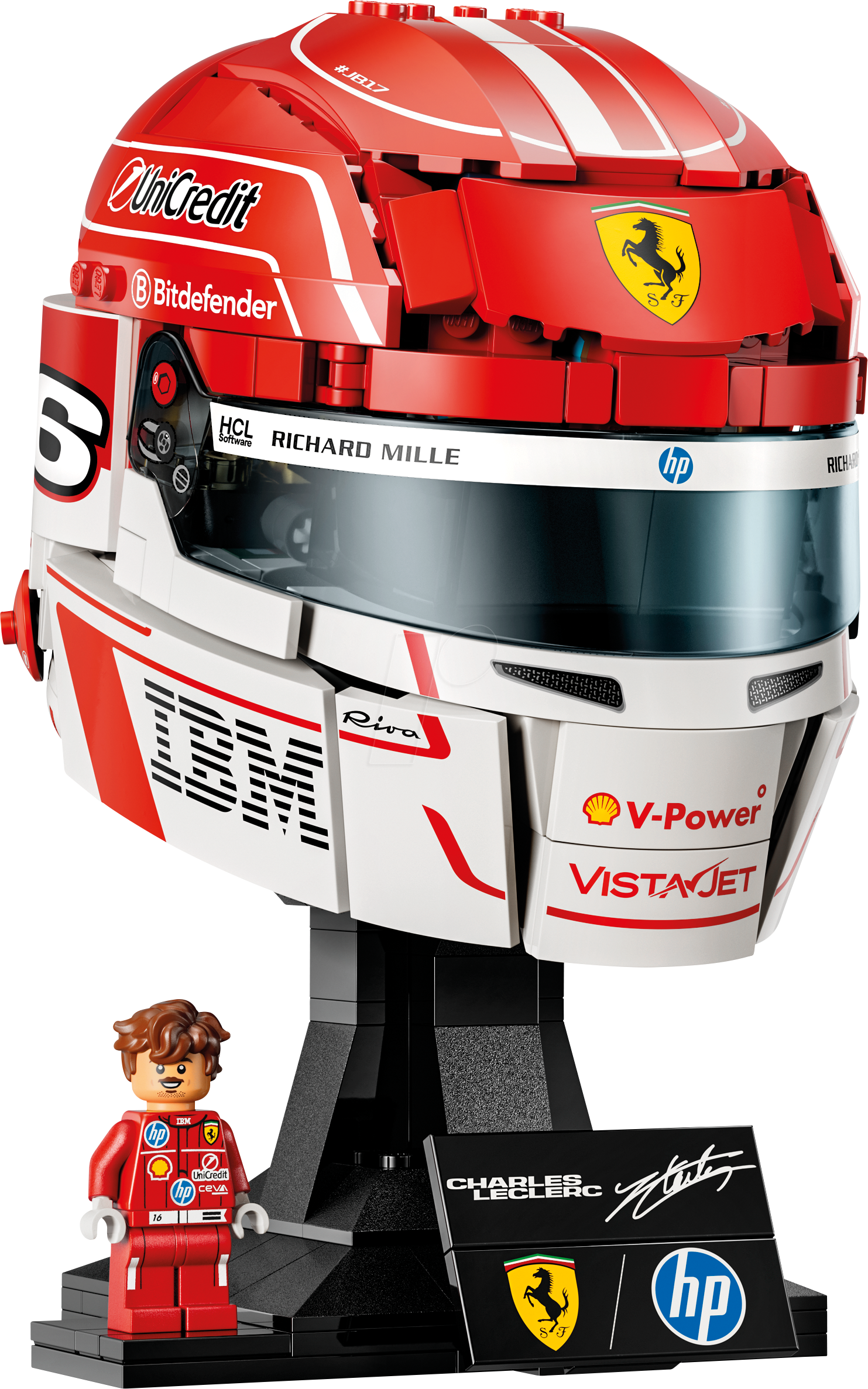 Image of LEGO 43014 - LEGO® Editions - Scuderia Ferrari HP Charles Leclerc Helm