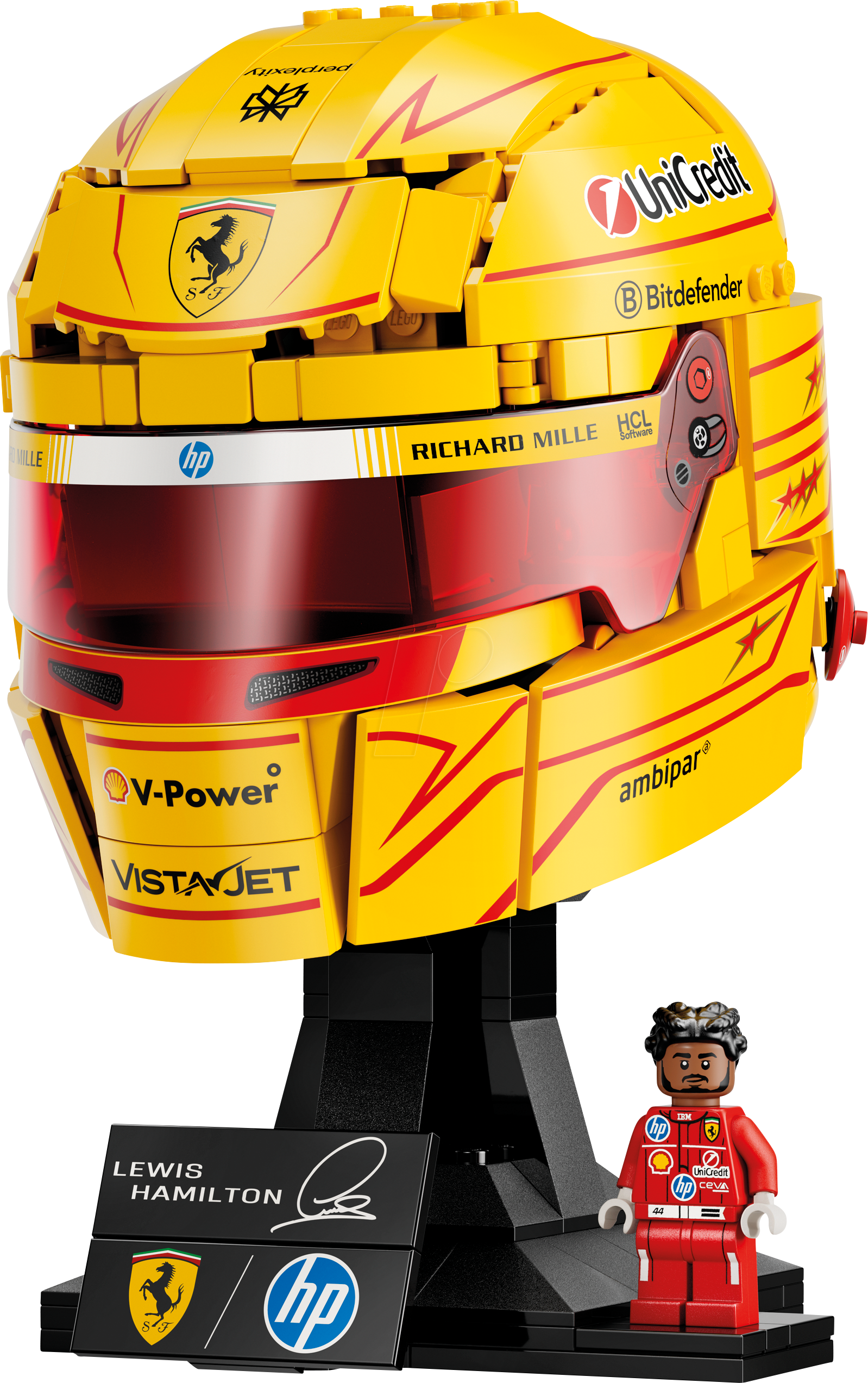 Image of LEGO 43022 - LEGO® Editions - Scuderia Ferrari HP Lewis Hamilton Helm