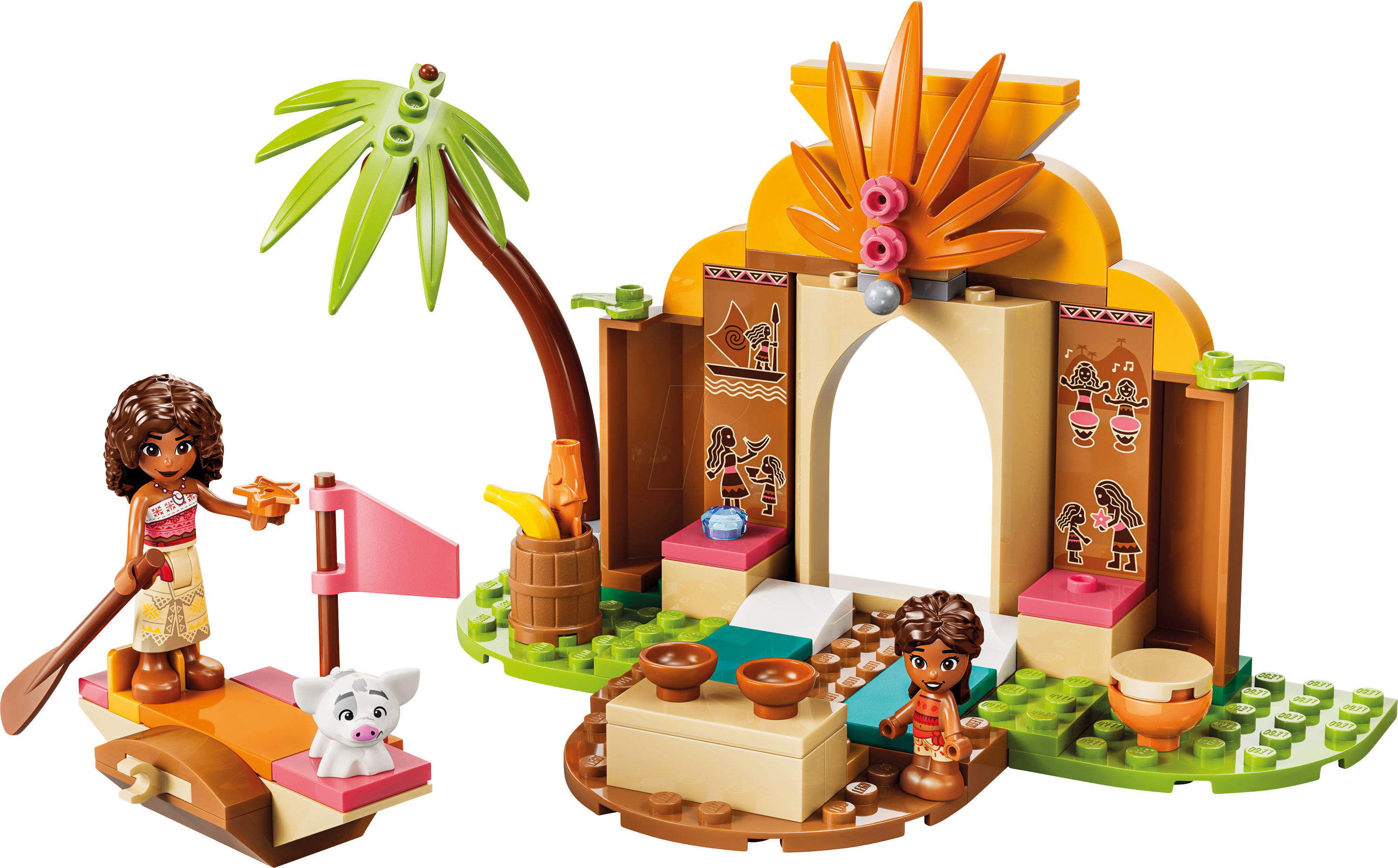 Image of LEGO 43282 - LEGO® Disney Princess - Vaianas Hütte und Boot