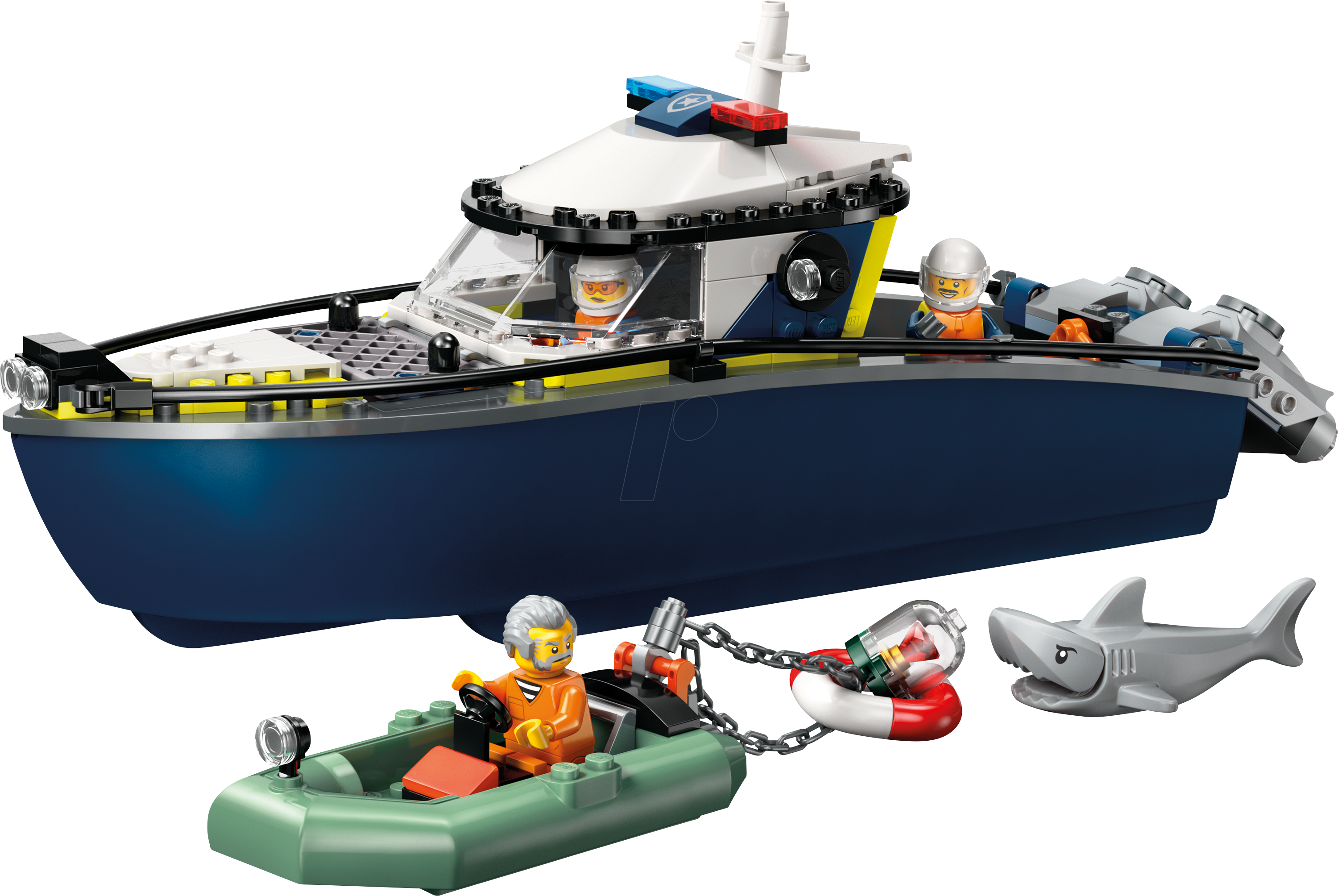 5702017812465 - 60456 City Verfolgungsjagd im Polizeiboot Konstruktionsspielzeug