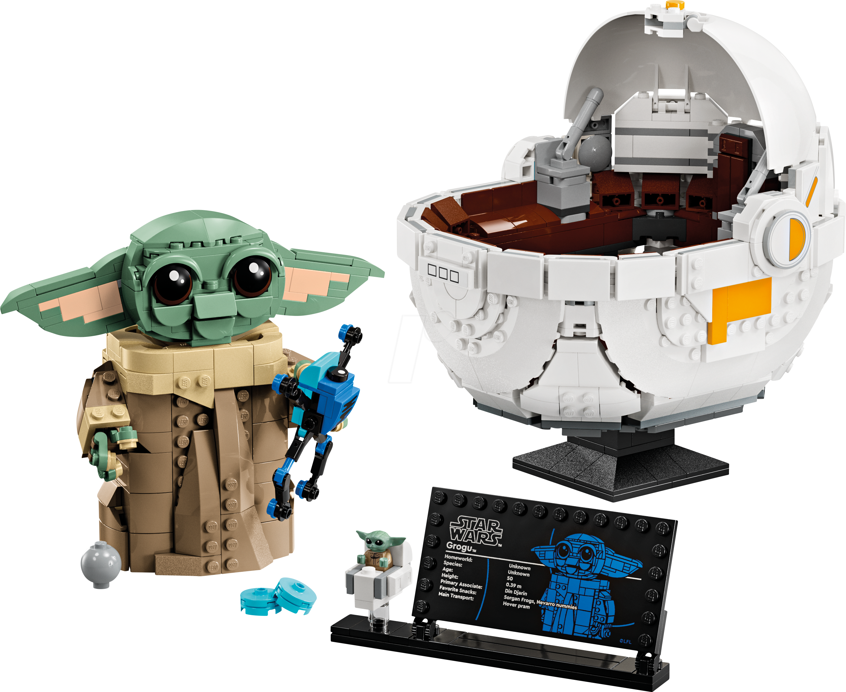 Image of LEGO 75403 - LEGO® Star Wars™ - Grogu™ in seiner Repulsorwiege