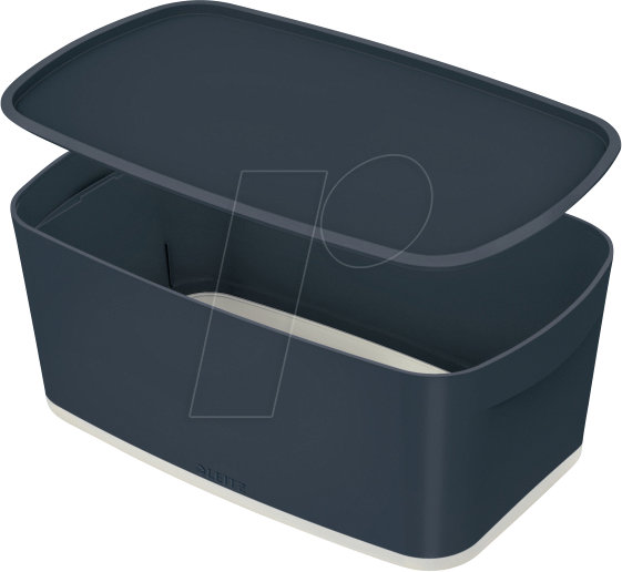 Image of LEITZ 52630089 - Aufbewahrungsbox, klein mit Deckel, samtgrau