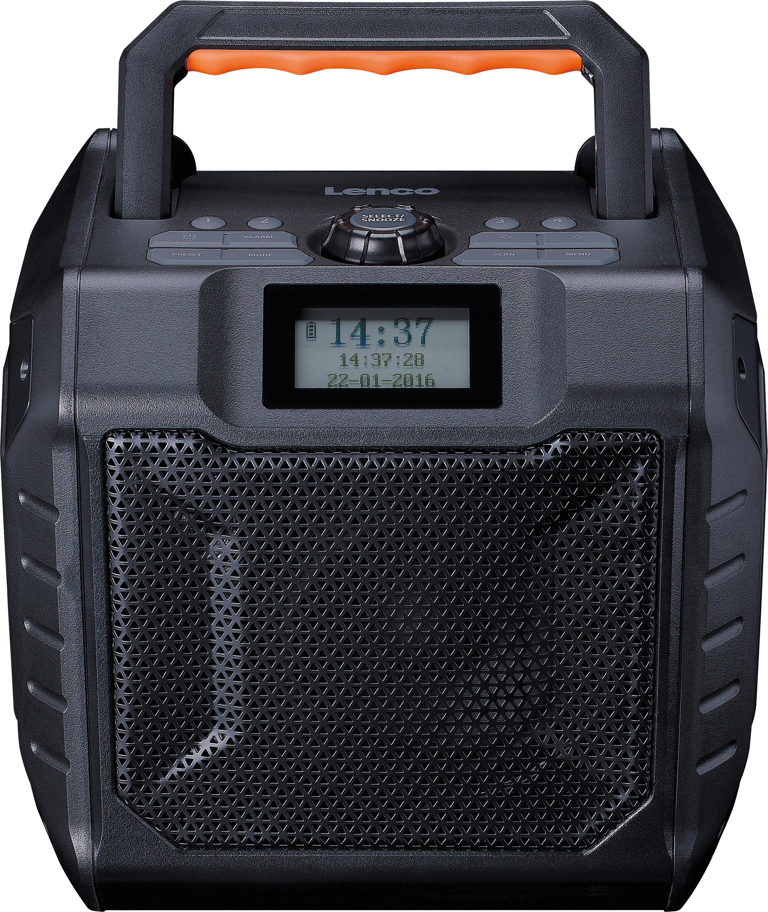 LENCO ODR-160GY - Outdoor-Radio, DAB/DAB+/UKW, Bluetooth, Akku
