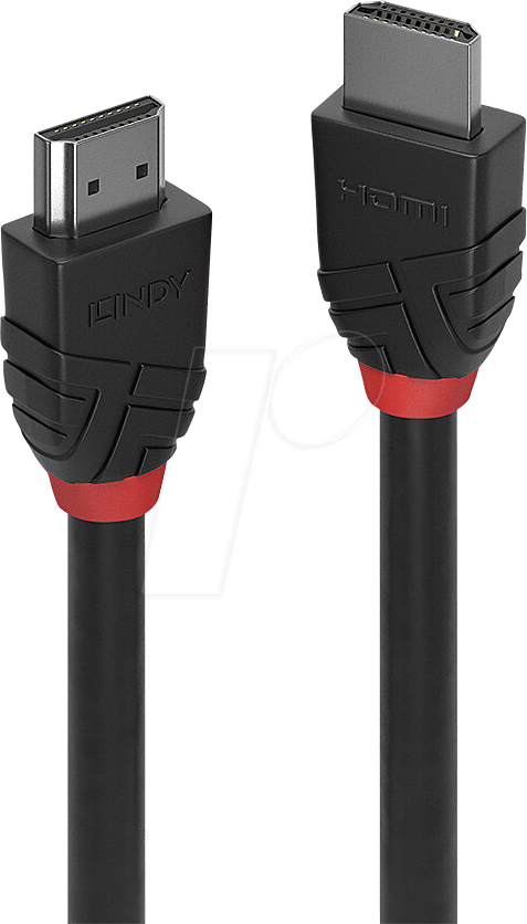 LINDY 36468 - HDMI Kabel - Black Line, 4K30Hz, 10,00 m