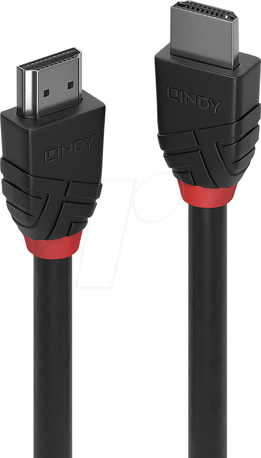 LINDY 36773 - HDMI Kabel - Black Line, 8K60Hz, 3,00 m