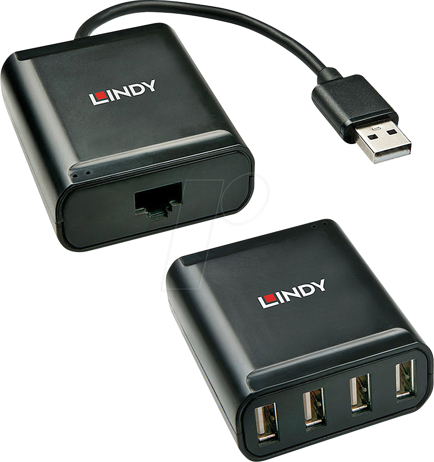 4002888426794 - LINDY USB 20 Cat5 Extender - USB-Erweiterung - USB USB 20 - bis zu 60 m