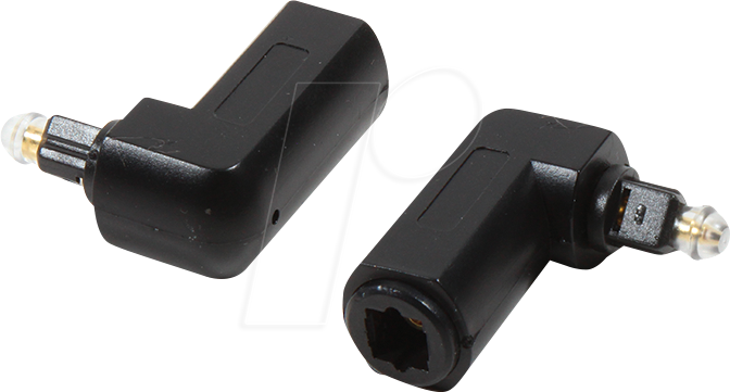 4052792008432 - LOGILINK CA1017 - Toslink Adapter  Toslink-Stecker zu Toslink-Kupplung 90° gewin