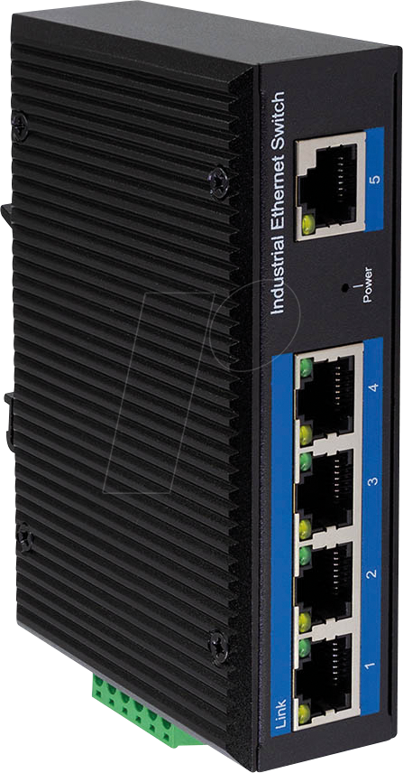 4052792067385 - LogiLink NS202P NS202P Industrial Ethernet Switch 5 Port 10   100   1000 MBit s PoE-Funktion