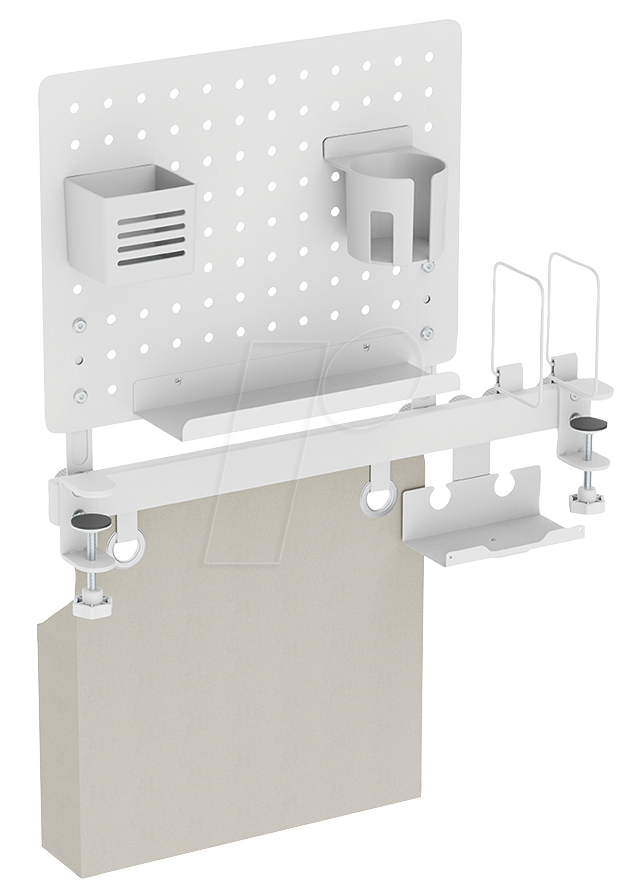 4052792075861 - LOGILINK PB0101 - Schreibtisch Organizer Klemmmontage weiß 4052792075861 - LOGILINK PB0101 - Schreibtisch Organizer Klemmmontage weiß