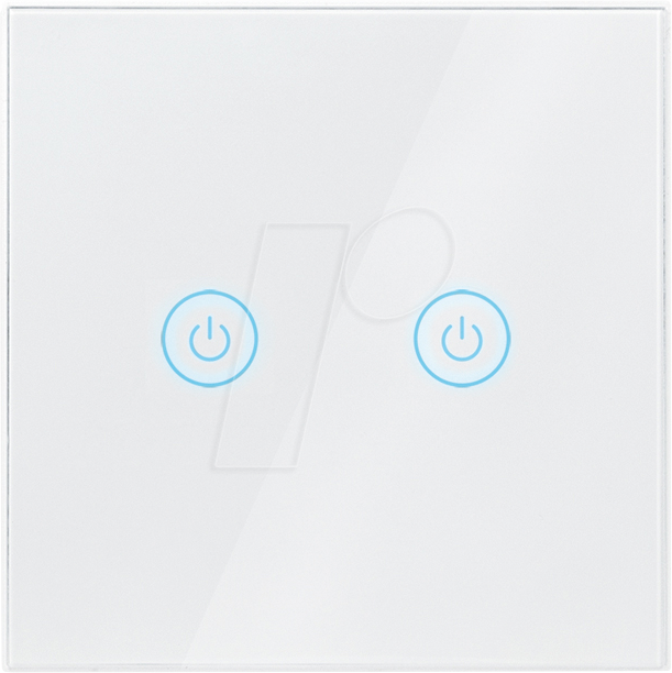 4052792069198 - Wi-Fi Smart Wandschalter SH0125 2-fach - Logilink 4052792069198 - Wi-Fi Smart Wandschalter SH0125 2-fach - Logilink