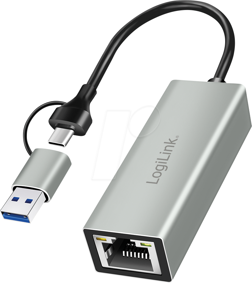 4052792076523 - LOGILINK UA0238B - Netzwerkkarte USB-A C Gigabit Ethernet 1x RJ45 4052792076523 - LOGILINK UA0238B - Netzwerkkarte USB-A C Gigabit Ethernet 1x RJ45