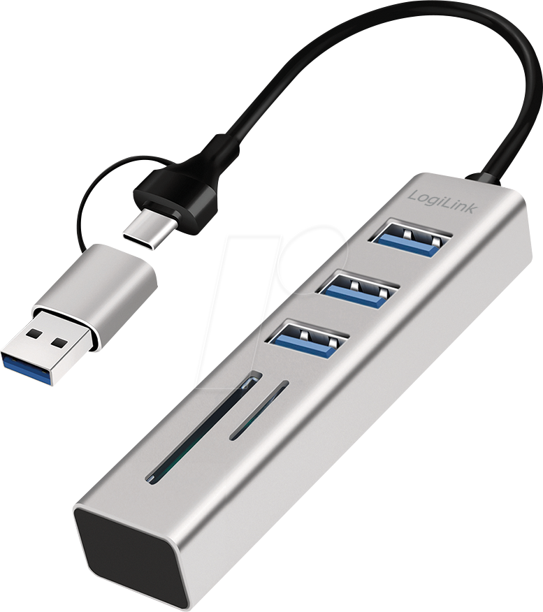 4052792076790 - LOGILINK UA0445 - Dockingstation PortReplicator USB 30 USB-A -C