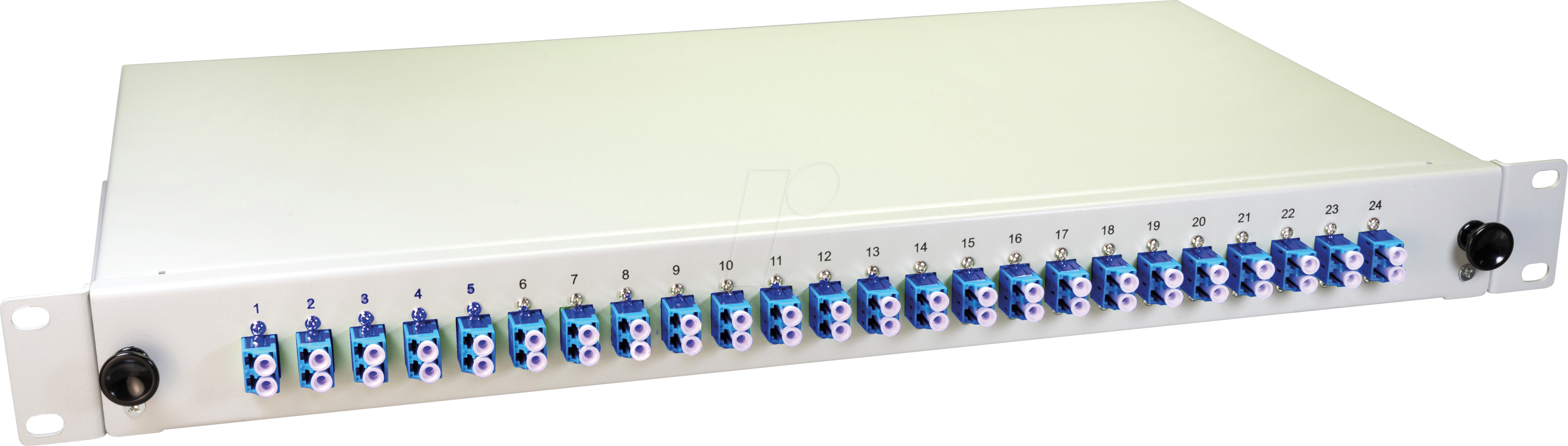 LW 48E09OS2DLC - 19'' LWL Spleißbox, 24x LC Duplex OS2, 1HE