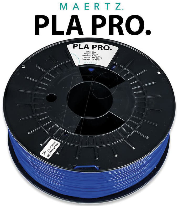 0093988900363 - PMMA-1009-003 - Maertz PLA Pro Blau 175 mm 1000 g