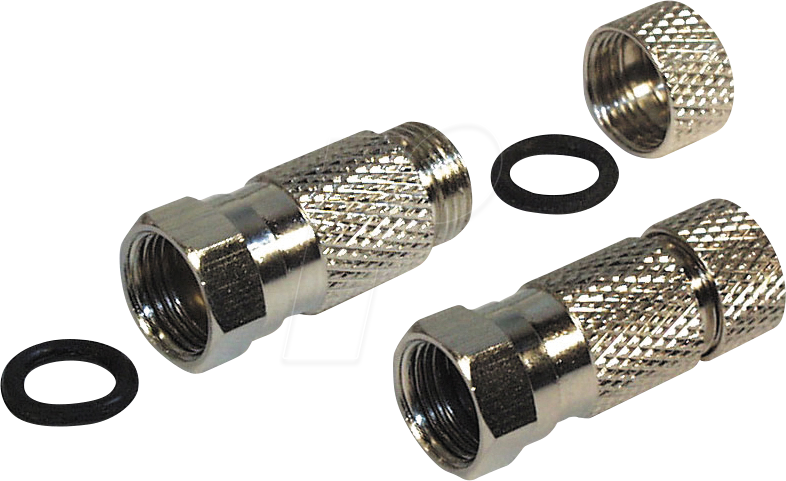 MATR FF1WPL - Twist-On F-Stecker, für Ø 6,6 mm Antennenkabel