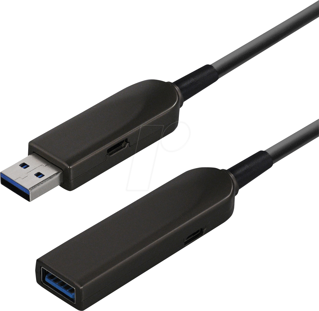 MATRC506-20ML - USB 3.1 fiber optic cable, USB-A to USB-A female, 20 m .