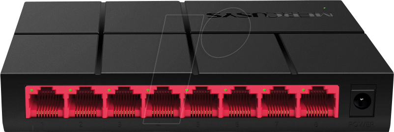 MERCUSYS MS108 8-Port 10/100/1.000 Mbps Desktop Switch