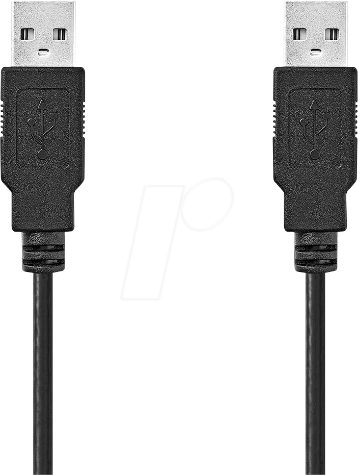 N CCGL60000BK10 - USB 2.0 Kabel, A Stecker, 1 m