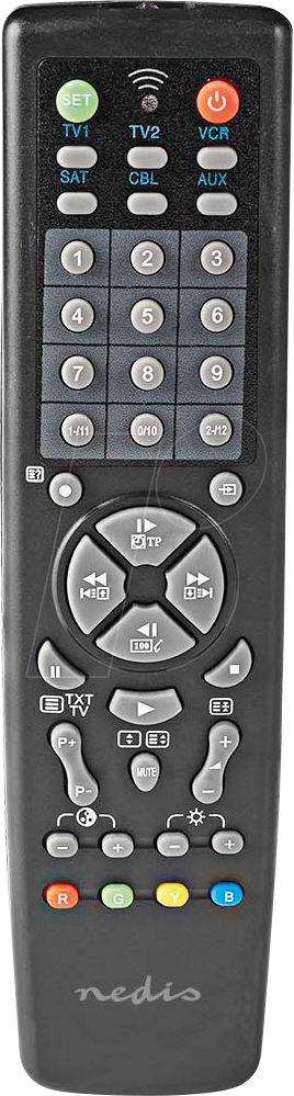 N TVRC2200BK - Universal-Fernbedienung, Vorprogrammiert, 10 Geräte