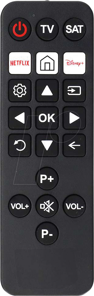N TVRC23SNBK - Universal-Fernbedienung, Vorprogrammiert