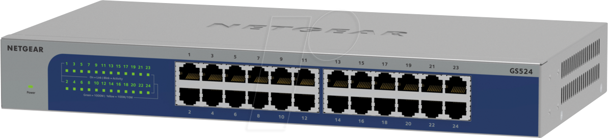 NETGEAR GS524V3 - Switch, 24-Port, Gigabit Ethernet