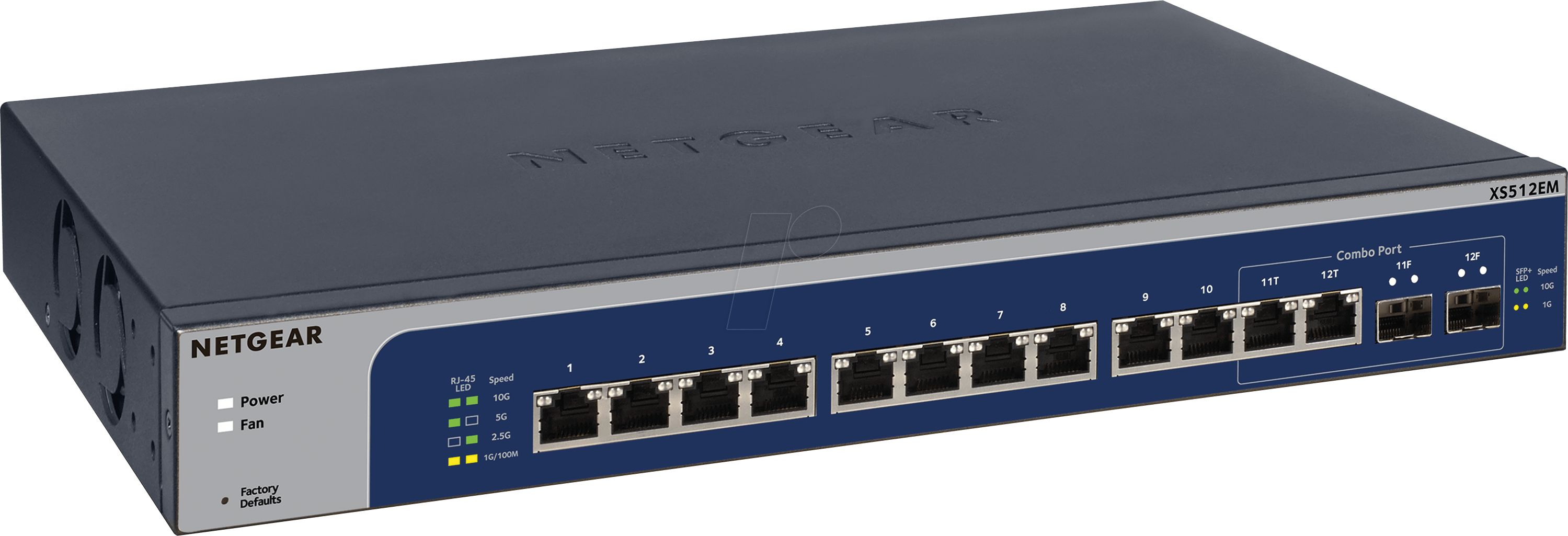 NETGEAR XS512EM - Switch, 12-Port, 10 Gigabit Ethernet, Managed