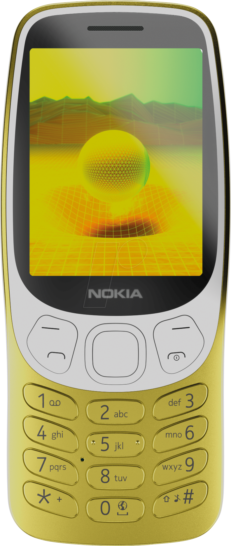 Image of NOKIA 3210 25 GO - Mobiltelefon, 3210 4G (2024), gold
